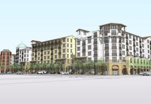 Architectural depiction of Fox Plaza (MetroPacific)