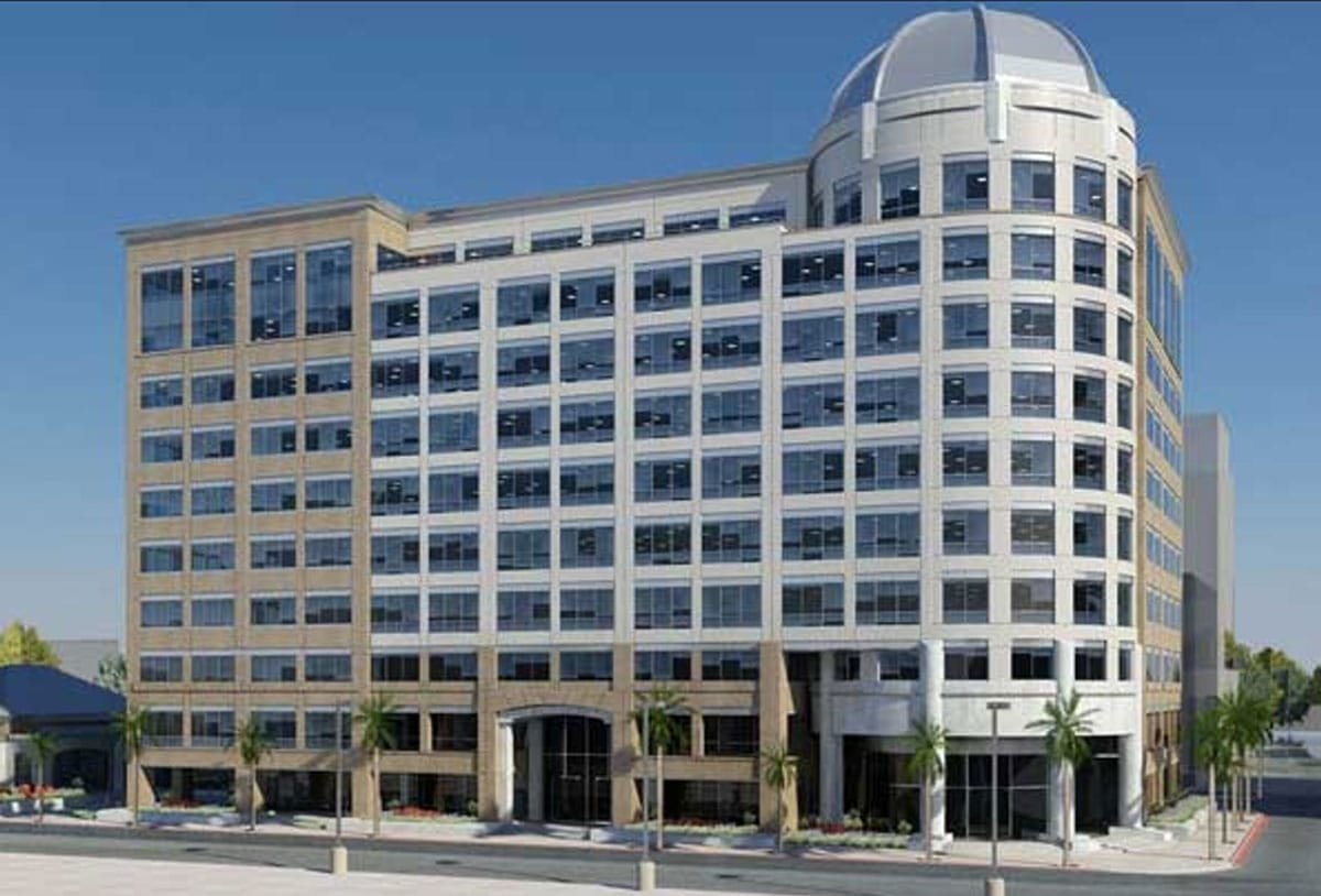 2008 - Architectural rendering for Regency Tower in downtown Riverside (Silagi Development)