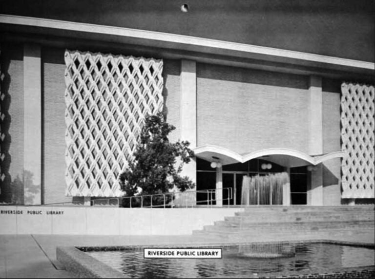 1967 - Central Library as seen in a Riverside National Bank calendar (RXSQ collection)