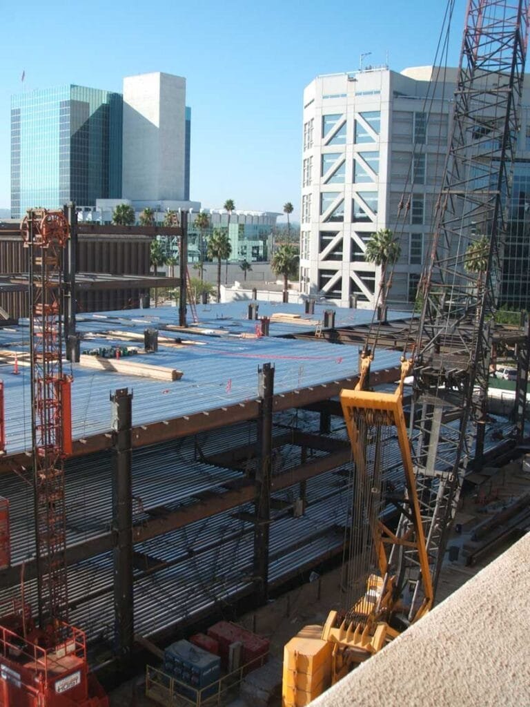 Aug. 2008 - Regency Tower under construction in downtown Riverside (RXSQ)