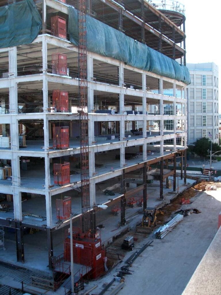 Dec. 2008 - Regency Tower under construction in downtown Riverside (RXSQ)