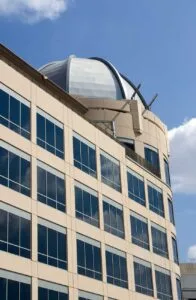 June 2009 – Regency Tower in downtown Riverside with dome in place (RXSQ)