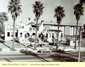 December 1964 - Carnegie being demolished (Riverside Public Library)