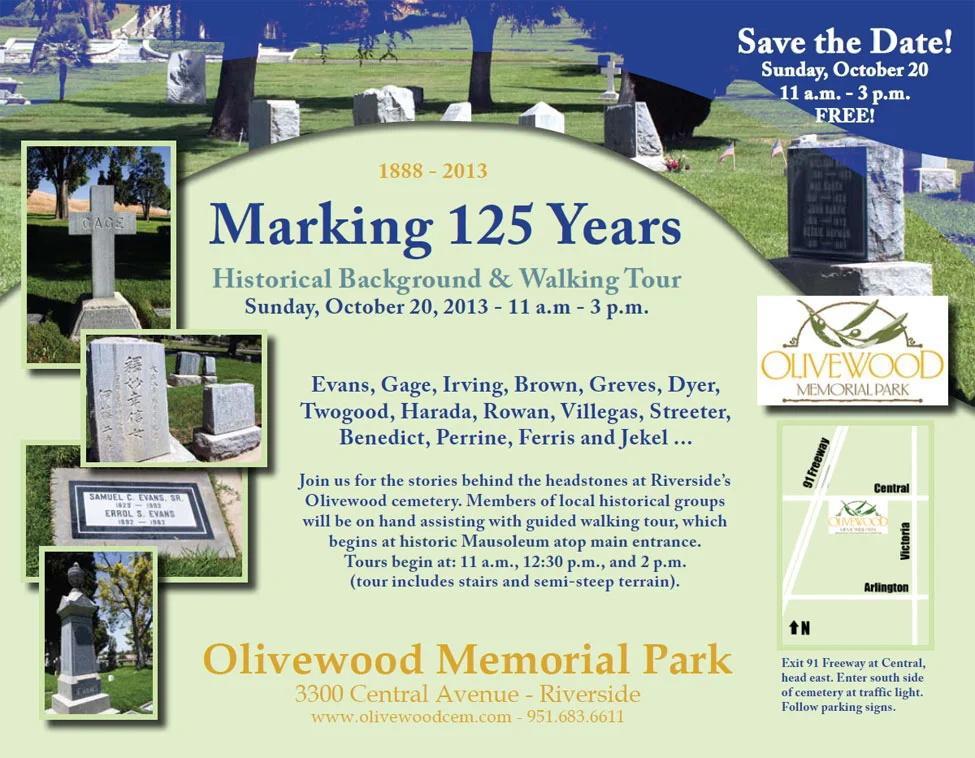 2013 - Olivewood Cemetery - Marking 125 Years (RXSQ)