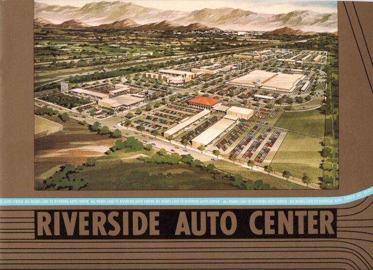 Circa 1965 - Promotional booklet for Riverside Auto Center (RXSQ)