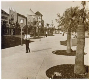 Circa 1970 - 3701 block (West side) of Main Street (Greater Riverside Chambers of Commerce)