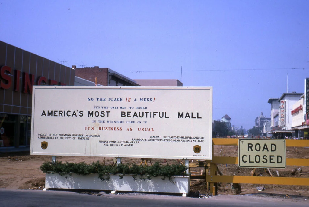1966 - Main Street pedestrian mall under construction (RXSQ)