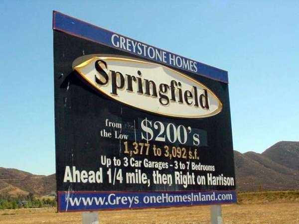 2003 - New homes near Hemet (RXSQ)