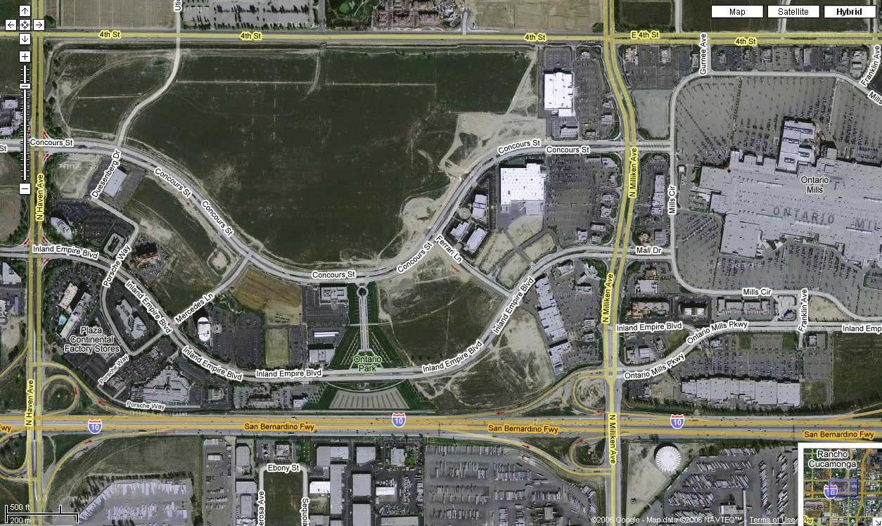 Circa 2006 – Aerial view (Google)