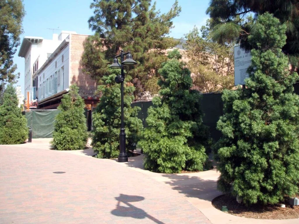 2009 - As a staging lot for the renovation of the former Rouse's department store into the UCR / Culver Center of the Arts (RXSQ)
