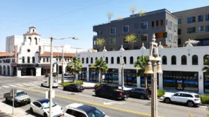 2024 – View of the Fox Performing Arts Center (at left) and The Mark (RXSQ)