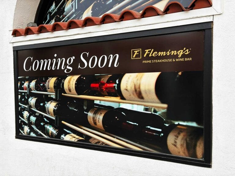 2026 - Fleming's "Coming Soon" in downtown Riverside (RXSQ)