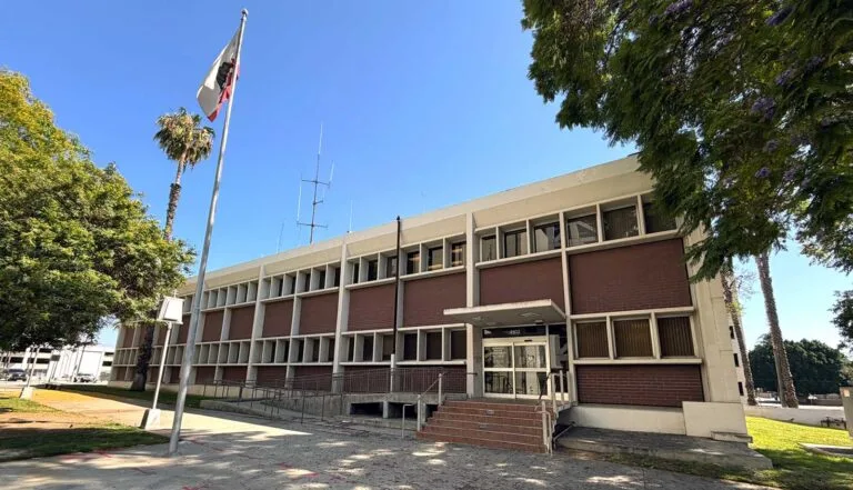 May 2026 - The 1965-era police headquarters in downtown Riverside (RXSQ)