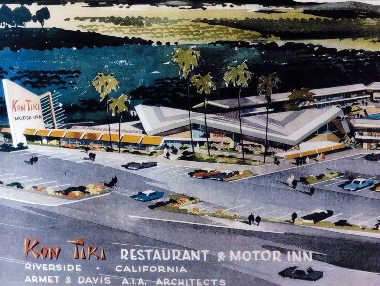 Circa 1961 – Proposed Kon Tiki Motor Inn (Armet and Davis)
