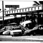 1991 – Original sign as seen from the Pontiac dealer at 8101 Auto Drive (Riverside Press-Enterprise)